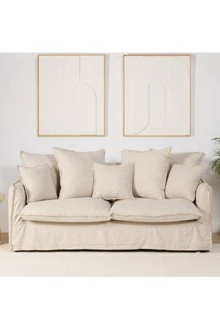 Sofá - Beige - 2 plazas