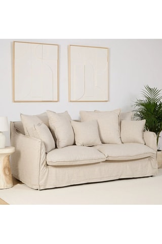 Sofá - Beige - 2 plazas