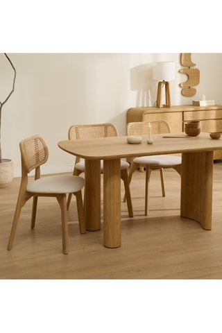 Mesa de comedor de madera de Sungkai - 180 x 76 x 85 cm