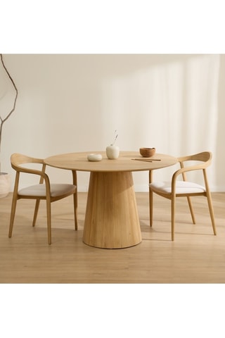 Mesa de comedor de madera de Sungkai - 165 x 77 x 100 cm