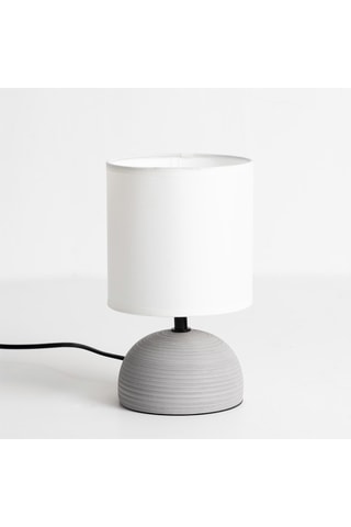 Lámpara de sobremesa de cerámica - Gris - 11 W