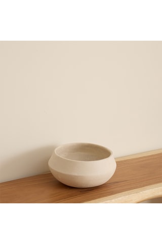 Jarrón - 11,5 cm - Beige