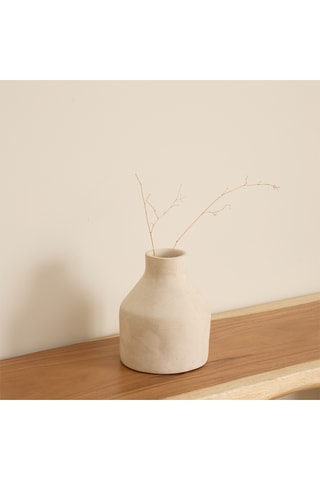 Jarrón - 23 cm - Beige