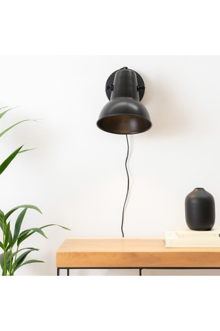 Aplique mural - Negro - 11 W