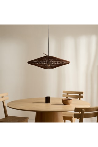 Lámpara de techo de ratán - Marrón - 11 W