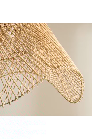 Lámpara de techo de ratán - Natural - 11 W