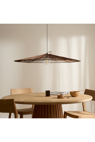 Lámpara de techo de ratán - Marrón - 11 W