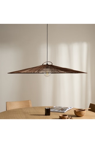 Lámpara de techo de ratán - Marrón - 11 W