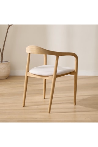 Silla de madera de Sungkai maciza - 54 x 77,5 x 54 cm