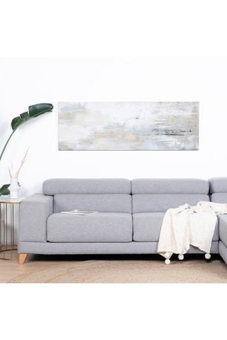 Cuadro de madera de ayous - 50 x 150 cm