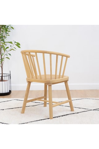 Silla de madera de Sungkai maciza - 59 x 80 x 48 cm