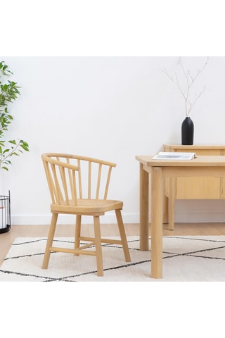 Silla de madera de Sungkai maciza - 59 x 80 x 48 cm