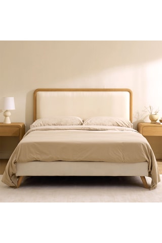 Cabecero para colgar de madera de Sungkai - 160 x 60 x 9 cm