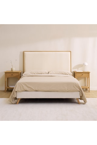 Cabecero para colgar de madera de Sungkai - 160 x 80 x 3 cm