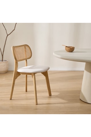 Silla de madera de Sungkai maciza - 46 x 82 x 46 cm