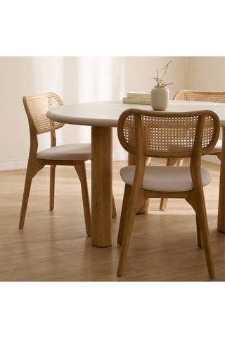 Silla de madera de Sungkai maciza - 46 x 82 x 46 cm