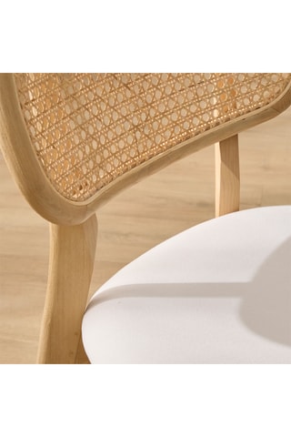 Silla de madera de Sungkai maciza - 46 x 82 x 46 cm