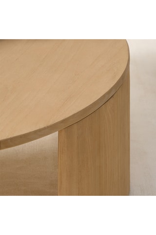 Mesa de centro de madera de Sungkai maciza - 95 x 36 x 95 cm