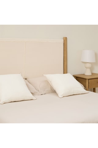 Cabecero de madera de Sungkai - 190 x 125 x 6/9 cm