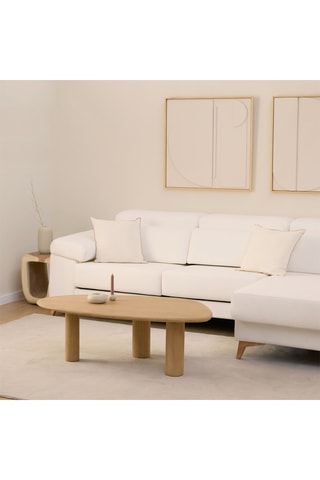 Mesa de centro de madera de Sungkai maciza - 120 x 41 x 70 cm