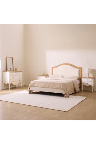 Cabecero de madera de Sungkai - 145 x 130 x 3,5 cm