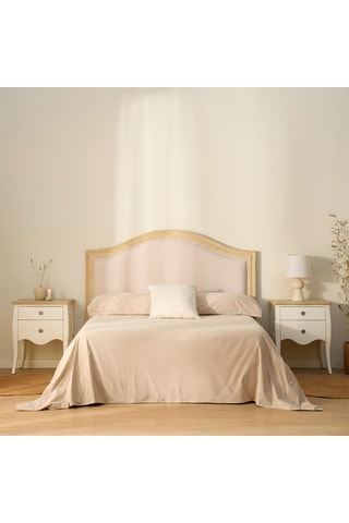 Cabecero de madera de Sungkai maciza - 160 x 130 x 3,5 cm