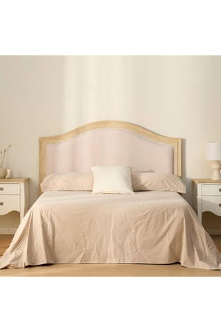 Cabecero de madera de Sungkai maciza - 160 x 130 x 3,5 cm