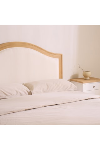 Cabecero de madera de Sungkai maciza - 160 x 130 x 3,5 cm