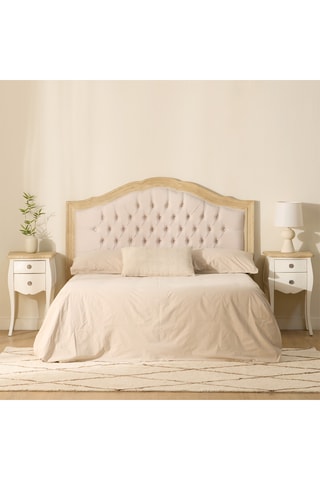 Cabecero de madera de Sungkai maciza - 160 x 130 x 3,5 cm