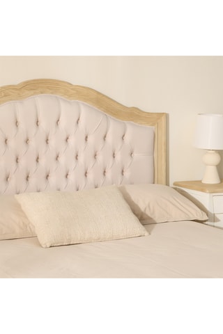 Cabecero de madera de Sungkai maciza - 160 x 130 x 3,5 cm