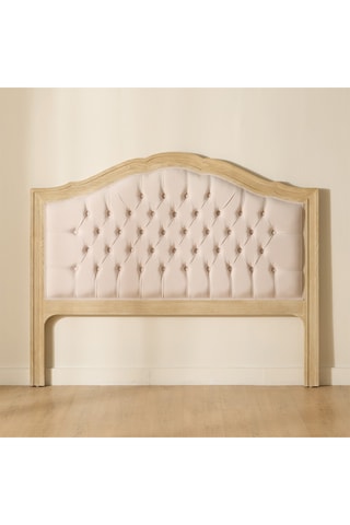 Cabecero de madera de Sungkai maciza - 160 x 130 x 3,5 cm