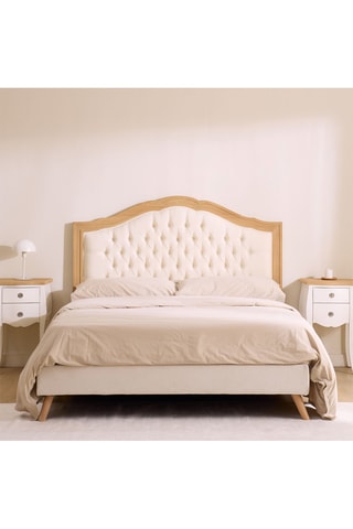 Cabecero de madera de Sungkai - 190 x 130 x 3,5 cm