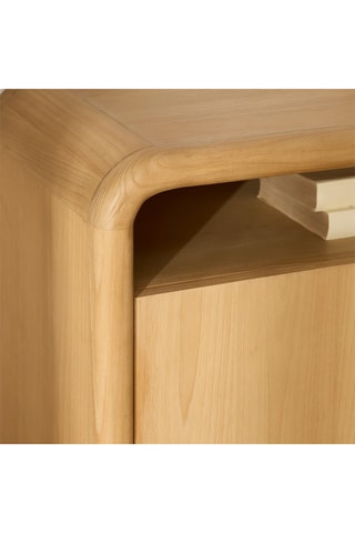 Aparador de 3 puertas de madera de Sungkai - 180 x 75 x 42 cm