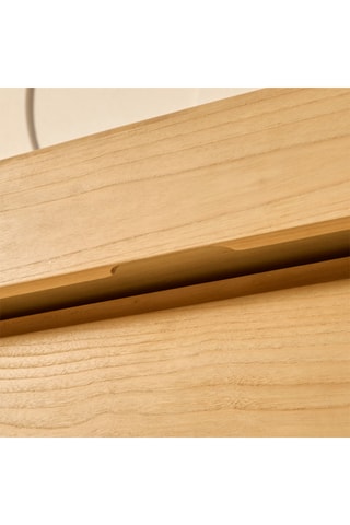 Aparador de 1 puerta de madera de Sungkai - 145 x 80 x 42 cm