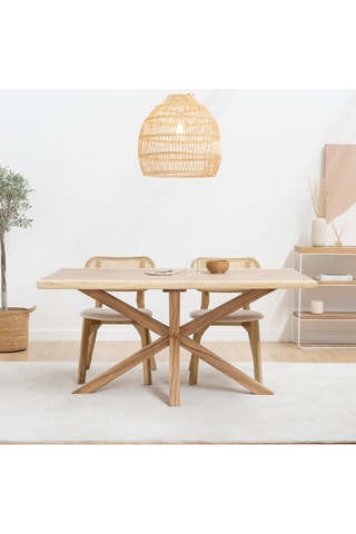 Mesa de madera de Trembesí maciza - 140 x 75 x 90 cm