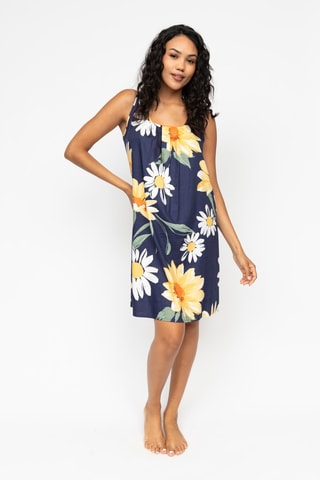 Nachthemd Georgina - Marineblauw