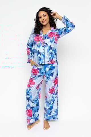 Pyjamablouse Lyla - Hemelsblauw