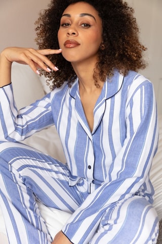 Camisa de pijama Alpes - Azul-celeste