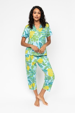 Pyjamablouse Paige - Hemelsblauw