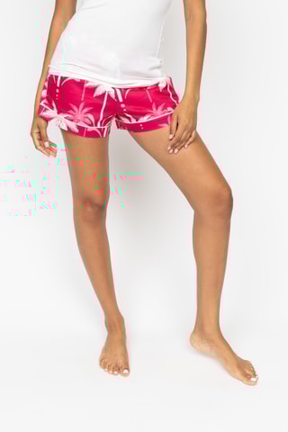 Pyjamashort Kayla - Bordeauxrood