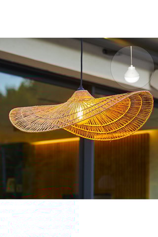 Lampadario con lampadina LED portatile