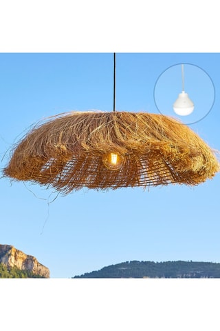 Lampadario con lampadina LED portatile