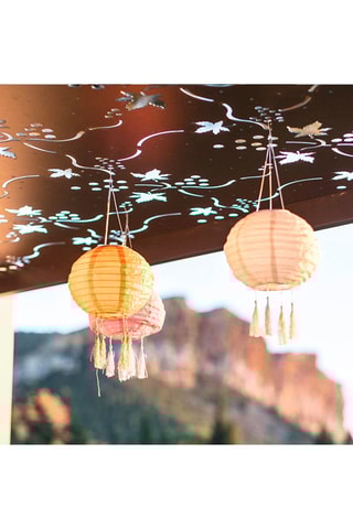 3 lampioncini a energia solare LED Shangri La