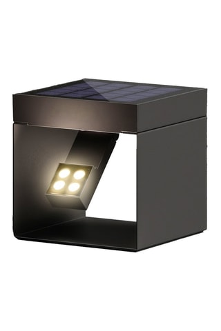 Palo ad energia solare orientabile in alluminio ALEA LED H145cm