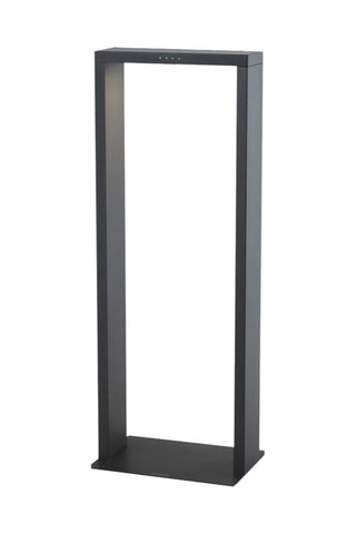 Palo a energia solare in alluminio AXIS MAXI Nero H65cm