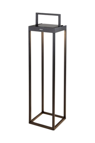 Lanterna a energia solare ricaricabile HANDY MAXI Grigio H53cm