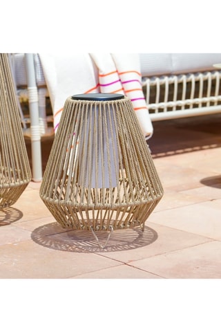 Lanterna a energia solare LED Salomea - Beige 