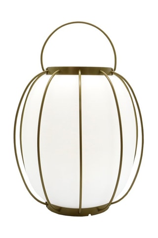 Lanterna LED Tulum - Bianco e dorato