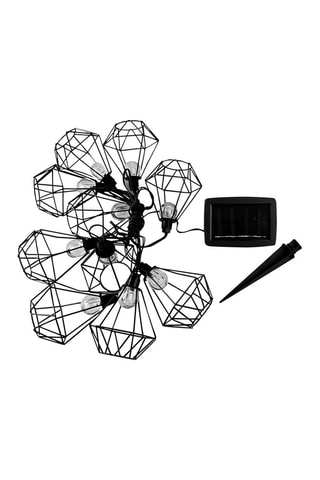 Decorazione a energia solare 10 LED Mily - 3,8 m