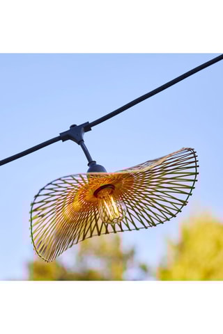 Decorazione luminosa Serenity - Neutro e nero - 6 m